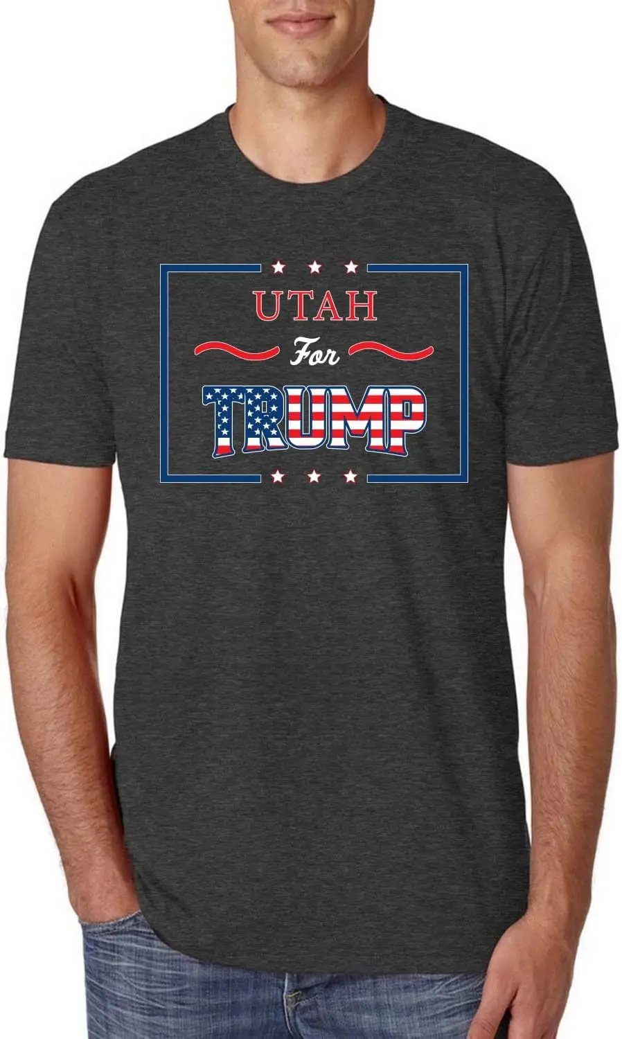 Футболки Trump Strong Take Back America Utah Pride Political Tri-blend и премиум-класса