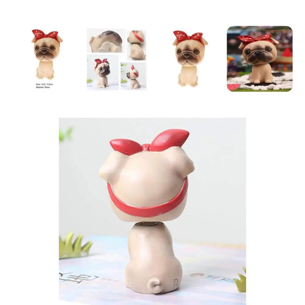 

Скульптура собаки художественная модель собаки гладкая поверхность встряхивающаяся голова собаки статуя