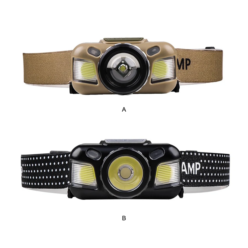 

Rechargeable Headlamp Portable IPX4 Waterproof Headlight Head Mounted Torch Night Outdoor Working Lamp Hunting