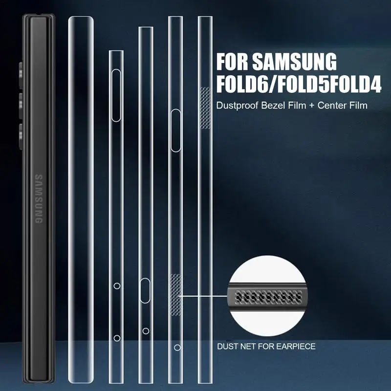 Сменная пленка для боковой рамки телефона защитная ультратонкая круглая боковая