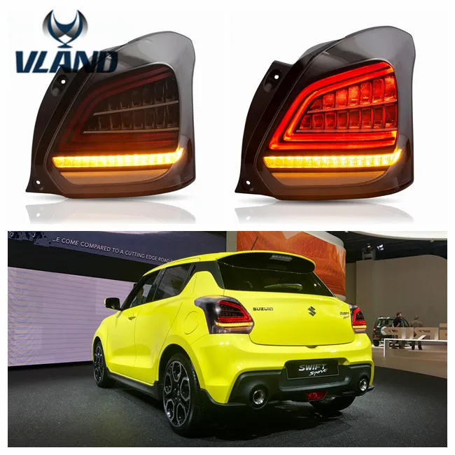 

VLAND factory for Car assembly Swift LED Taillight 2017-UP full rear lamp with moving turn signal Tail