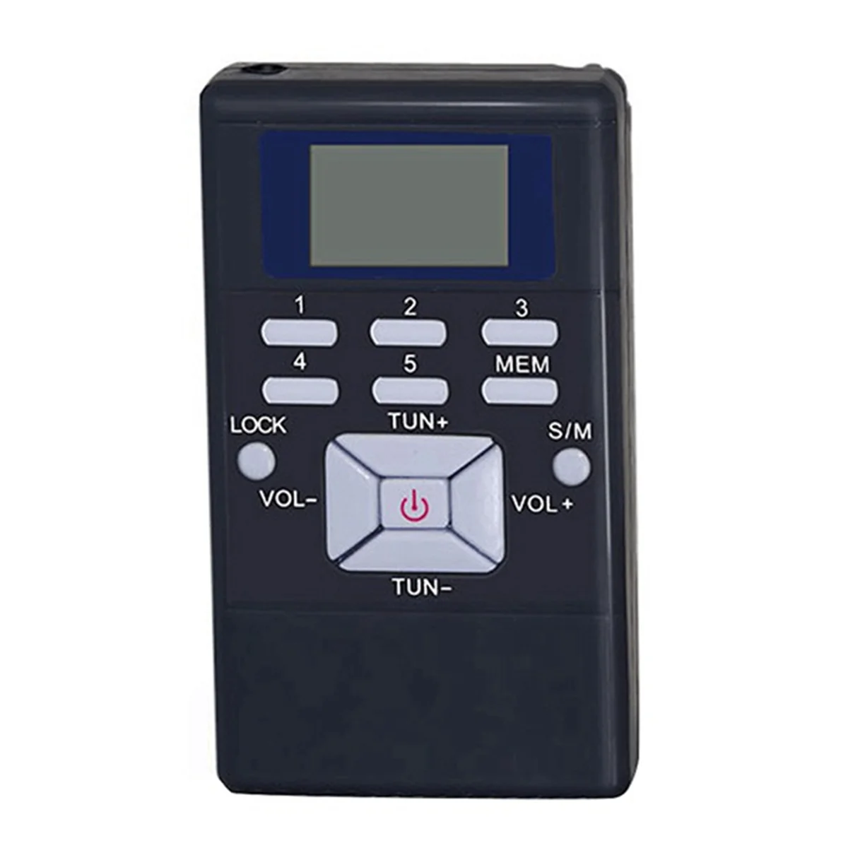 Цифровой FM-радио мини-динамик портативный приемник дисплей однодиапазонный