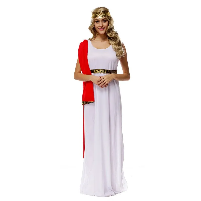 

Ladies Greek Goddess Cosplay Women Ancient Greek goddess Arab Costumes Adult Sexy Roman Goddess Costume Halloween Carnival Dress