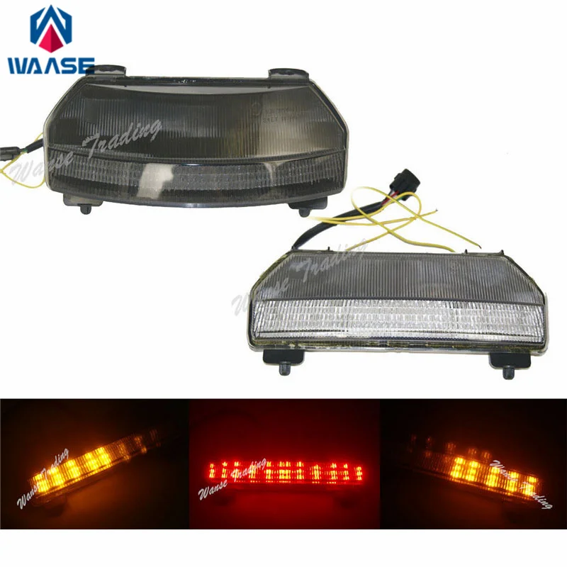 waase For Honda FURY VT1300CX VT1300CXA ABS 2009 2010 2011-2015 E-Marked Rear Tail Light Brake Turn Signals Integrated LED Light