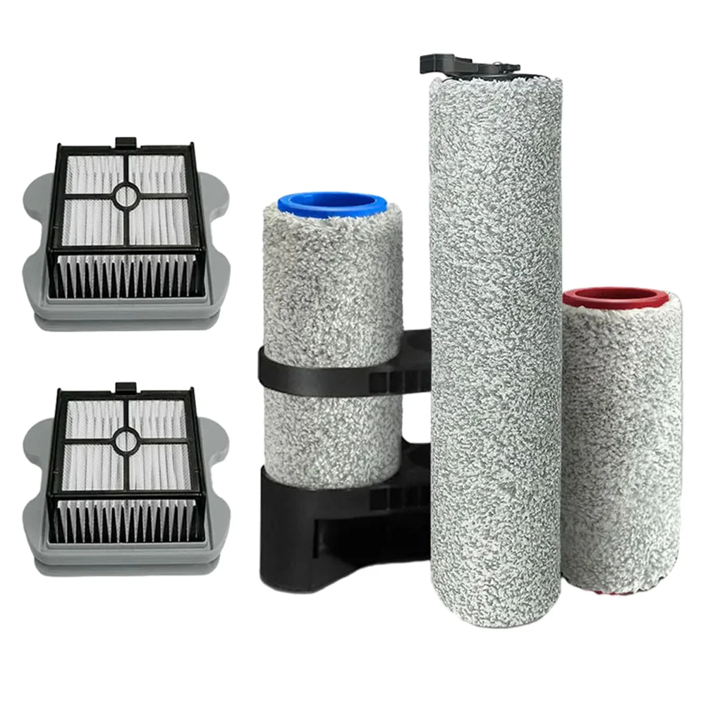 

Breathe Clean Air with Robo rock Dyad U10 Vacuum Cleaner Replacement Parts Roller Brush Filter Kit 3 Brush rolls 2 Filters