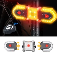 bicycle taillight usb turning signal smart wireless remote control led bike warning light mtb detachable cycling rear lamp