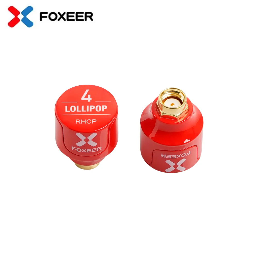 

2 шт. Foxeer Lollipop 4 Stubby 5,8G 2.6Dbi Omni FPV антенна LHCP RHCP SMA RP-SMA для радиоуправляемых FPV мониторов свободного стиля, запчасти «сделай сам»