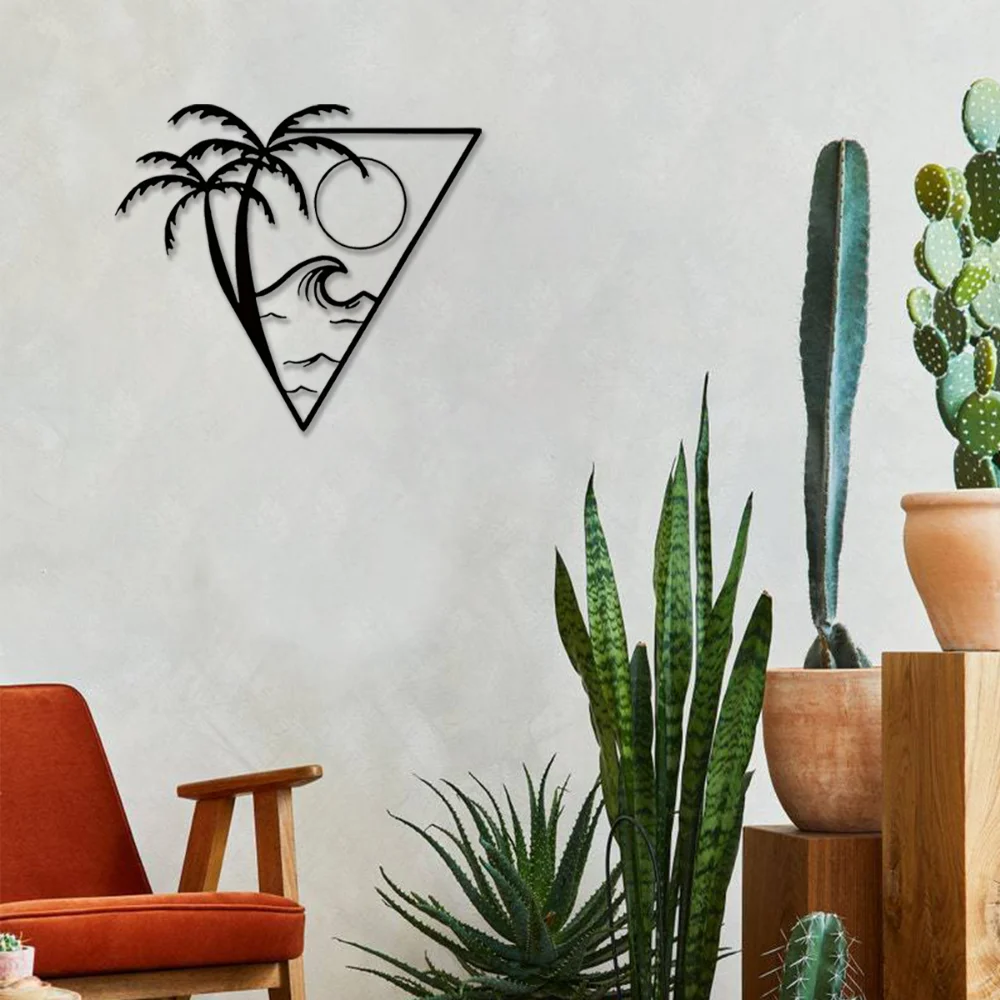 Металлическое настенное художественное украшение скульптура на тему солнца и