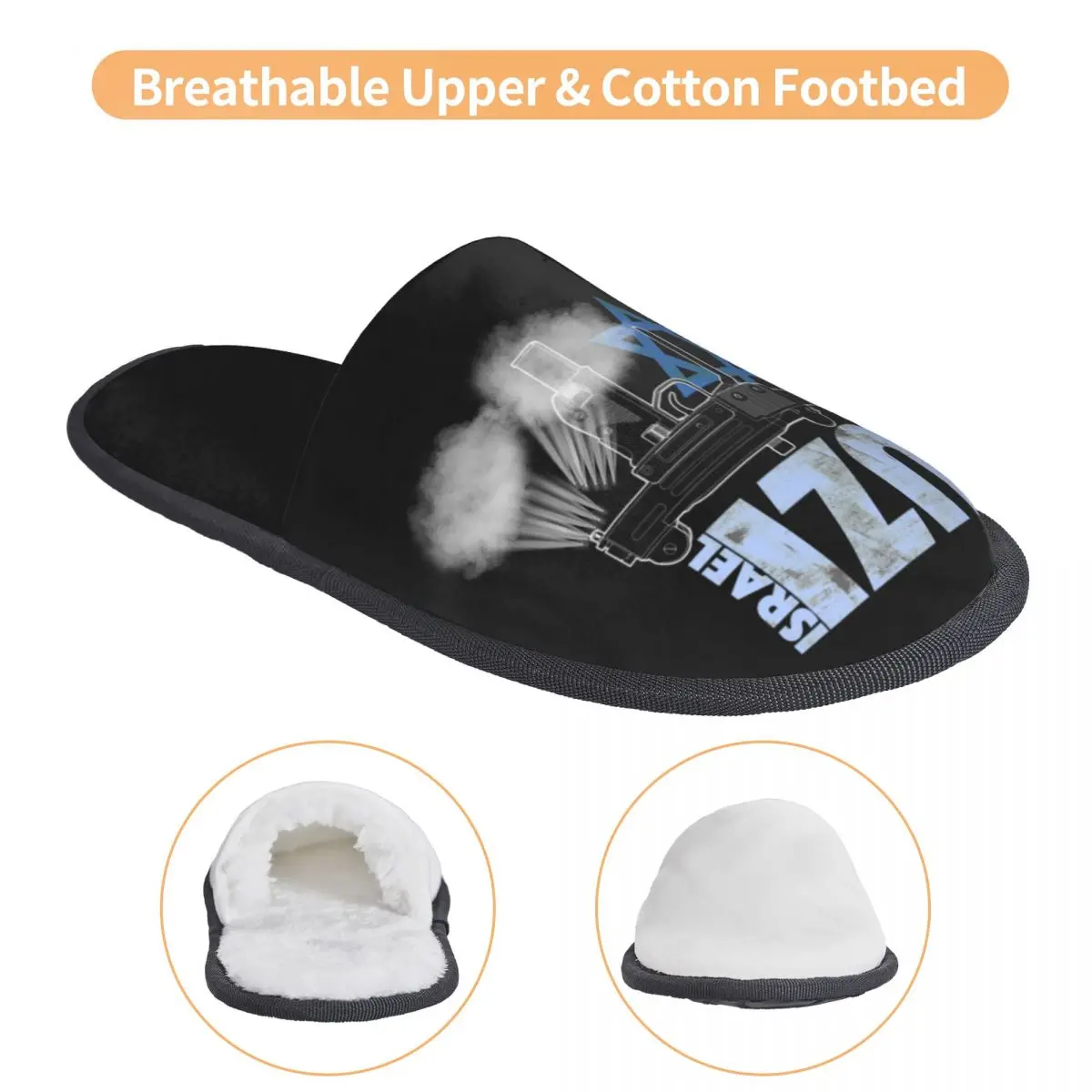 Пушистые тапочки UZI Racerback