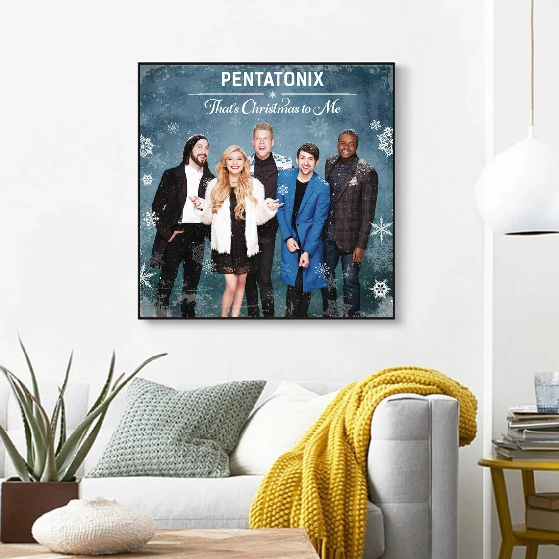 Pentatonix That's Christmas To Me музыкальный альбом постер холст художественный принт
