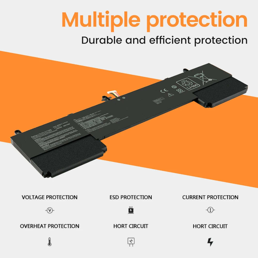 C42N1839 Аккумулятор для ноутбука Asus ZenBook 15 UX533FAC-A8097T UX533FTC UX534FAC UX534FTC UX563FD-A1015T 0B200-0347000 4 V