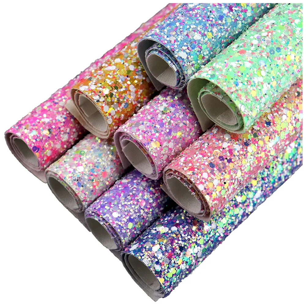 30 х134 см рулон красочные блестящие крупные тканевые кожаные новые поступления