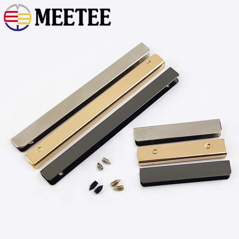 

4/10Pcs 50/100mm Metal Handbag Purse Decoration Corners Clasps Bag Corner Screws Clip Protector Buckles DIY Hardware Accessories