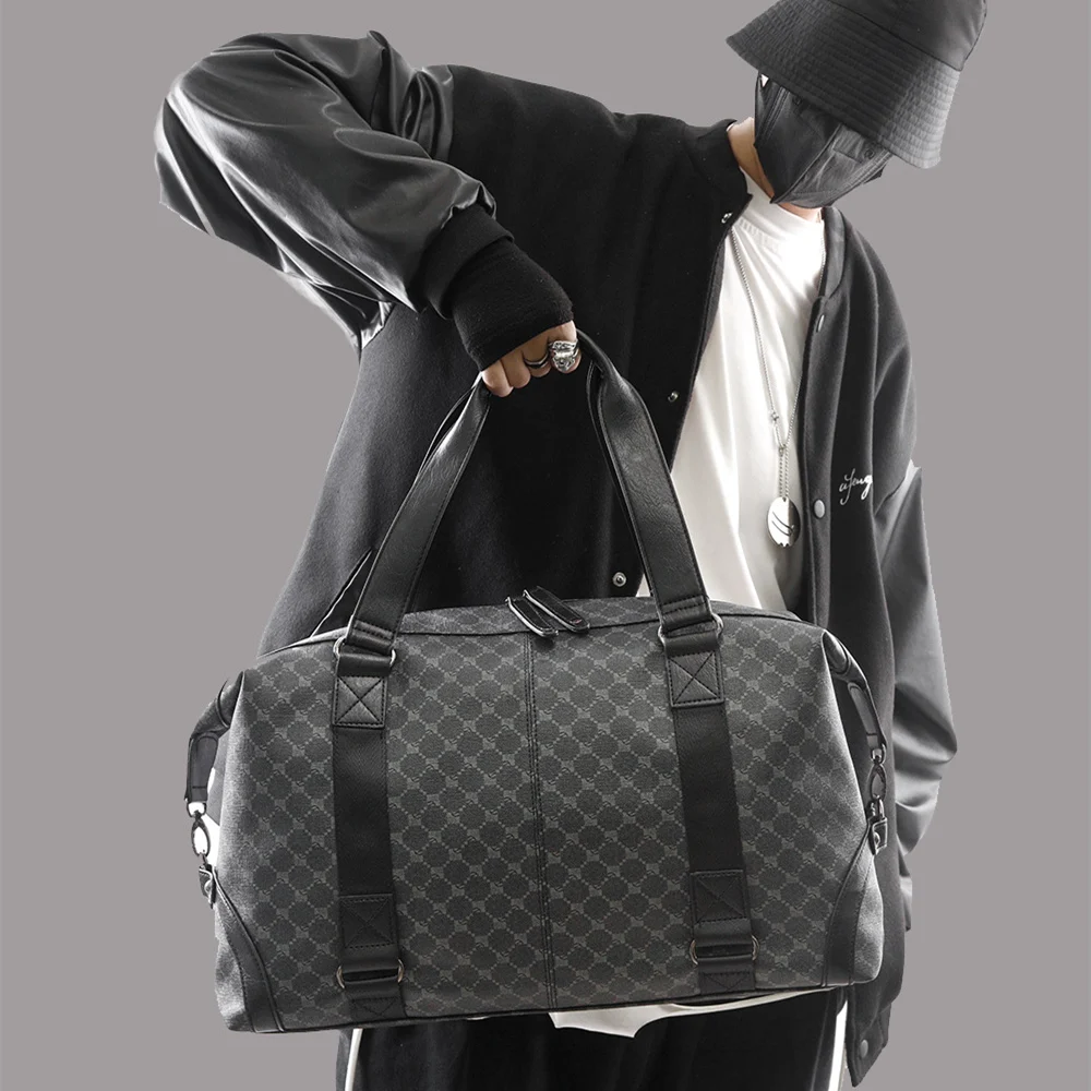New Men Travel Bag Large Capacity Handbag Daily Business Travel Duffel Pack Luxury Brand Male Boarding Gym Organizer Fitness Bag