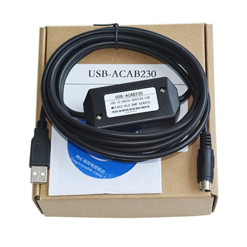 USB-кабель для программирования PLC, кабель серии USB-ACAB230 EX EH EC SV, Прямая поставка