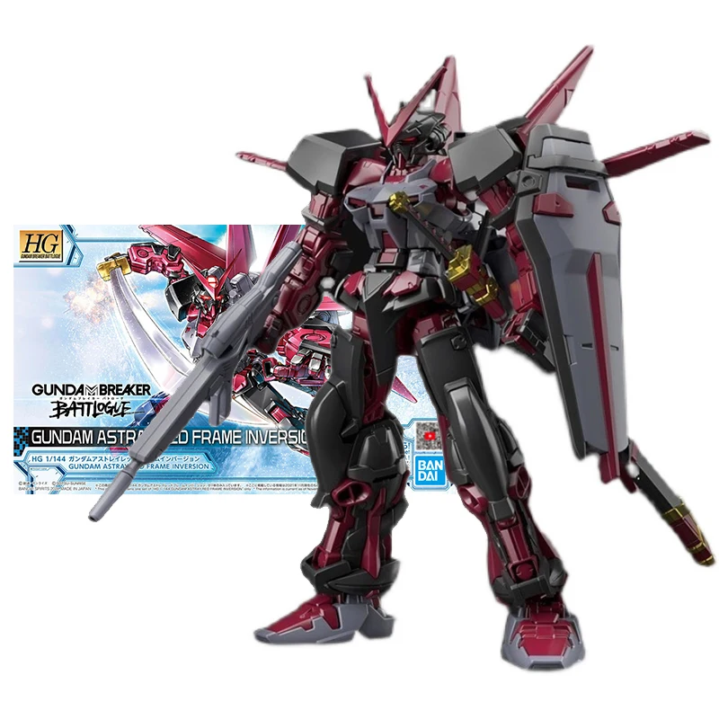 

Bandai Genuine Gundam Model Kit Anime Figure HG 1/144 Astray Red Frame Inversion Gunpla Anime Action Figure Toys for Children