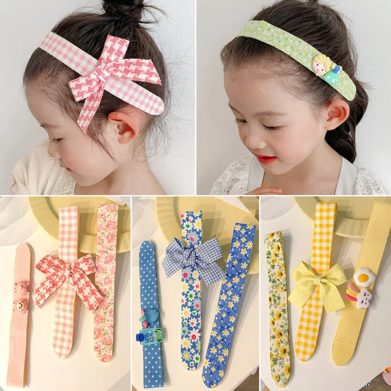 

New Summer New Style Children's Velcro Hair Bands Girls Cute Hair Bands Girls Hair Accessories Baby Broken Hair Stickers
