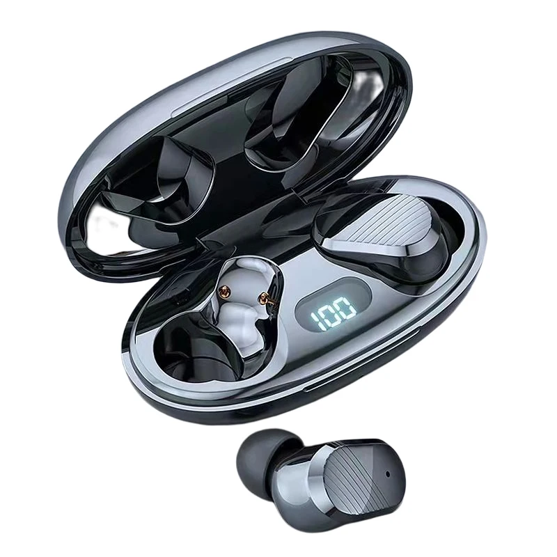 

Mini Bluetooth Earphones Hidden In-Ear Small Earbuds Ergonomics Wireless Headphones With Microphone Charging Case Type-c Charge