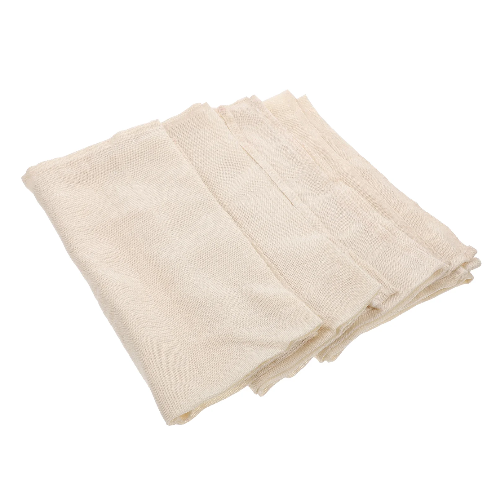 

4Pcs Cotton Fabric Soy Products Soy Curd for Filtering and steaming (White)