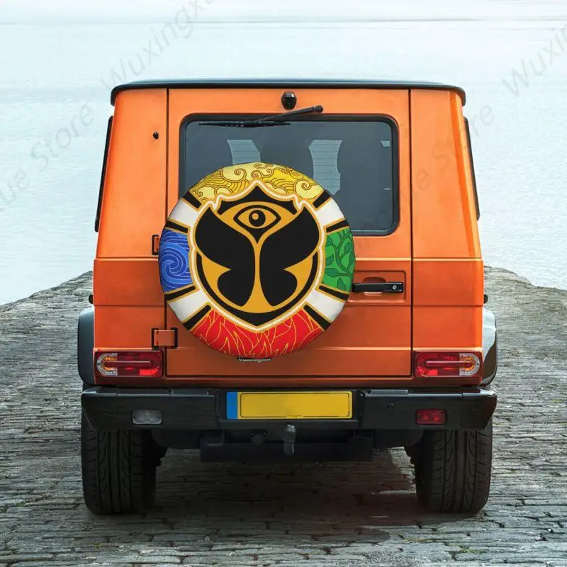 Чехол для запасного колеса с флагом завтрашнего дня Suzuki Mitsubishi SUV RV 4x4 защита колес
