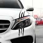Автомобильные наклейки Monster Claw Mark Auto наклейка для фар для VW Golf 5 6 7 Jetta MK5 MK6 MK7 CC Tiguan Passat B6 b7 Scirocco