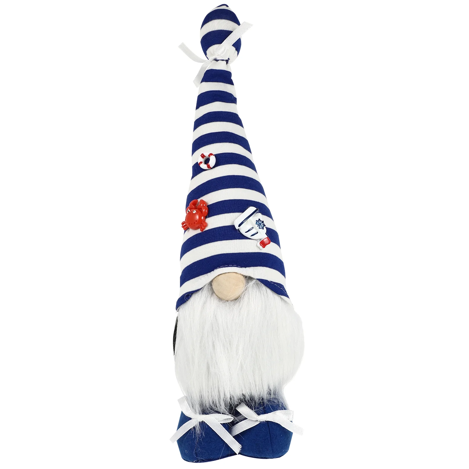 

Jungle Decorations Faceless Kids Toy Ocean 24x9cm Blue Cloth Gnome Banquet