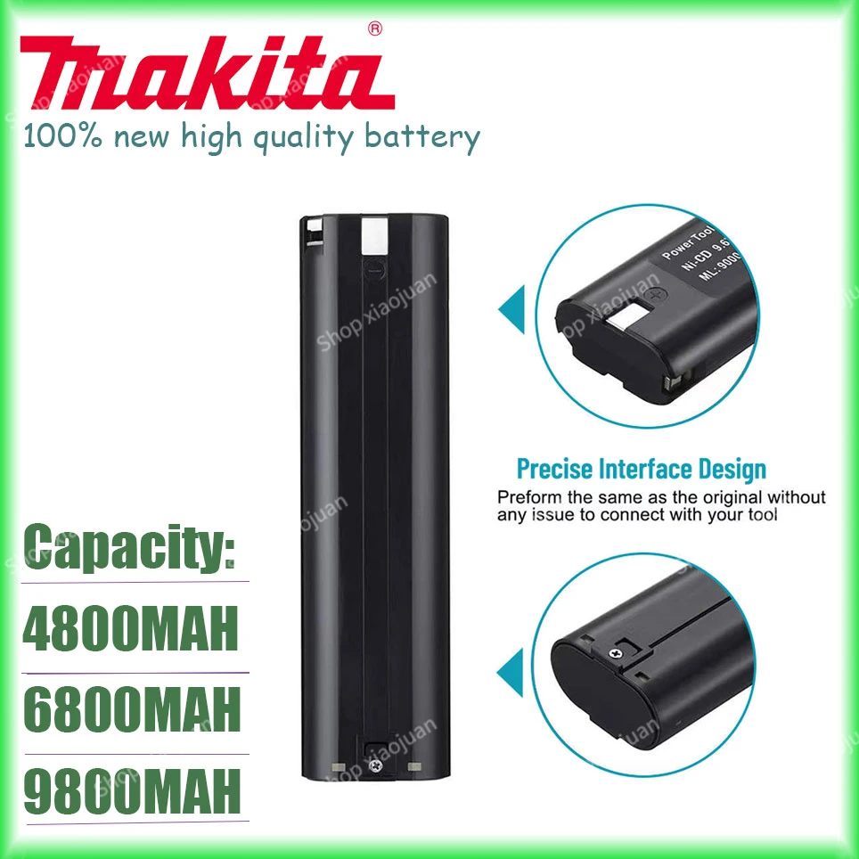 

Сменный аккумулятор Makita 9,6 Ач/9000 Ач/9000 Ач 902 в Ni MH 9033 6095D 6096D 6093D 6012HD DA391D 5090D 4390D 5090D