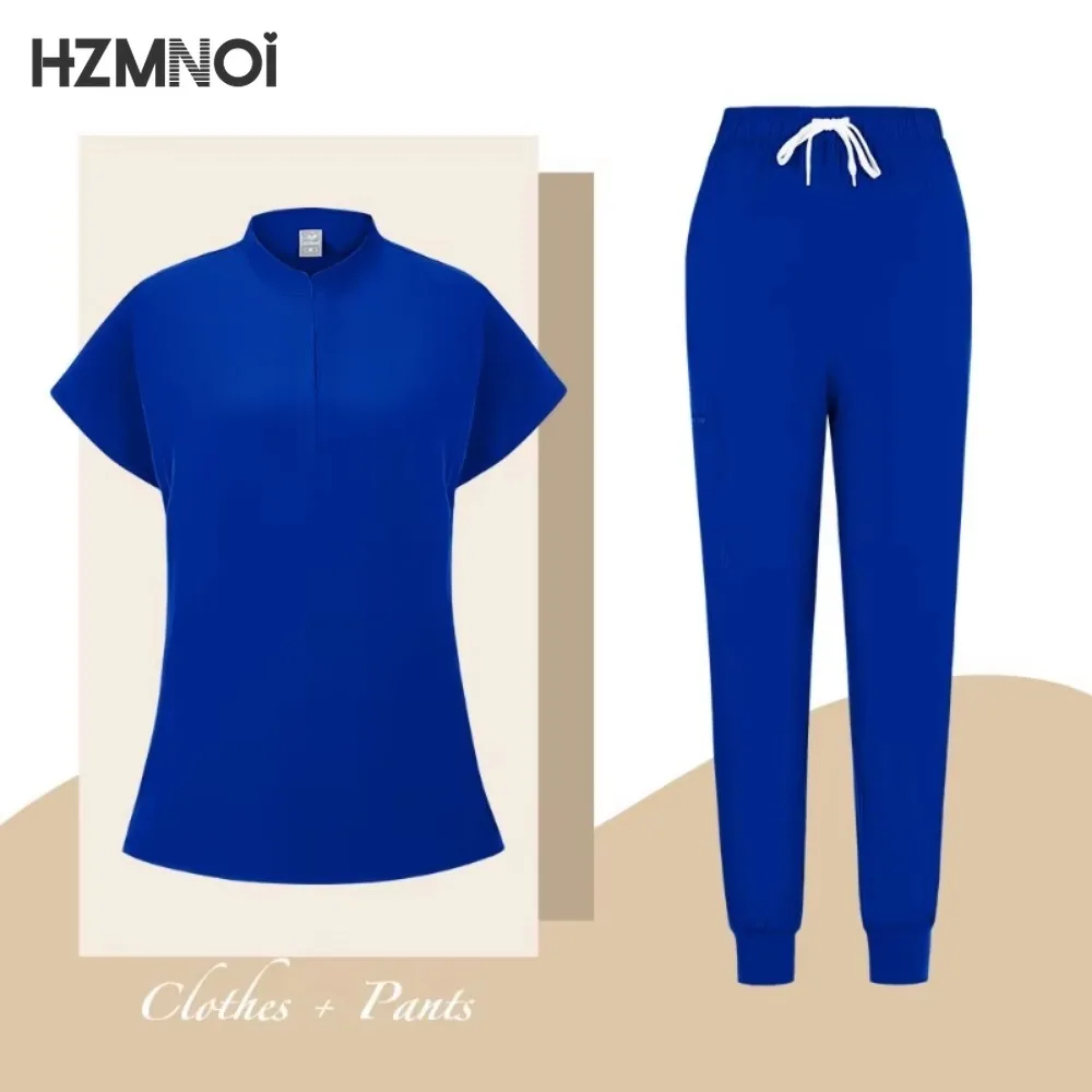 Многоцветная Униформа с коротким рукавом и брюки-джоггеры