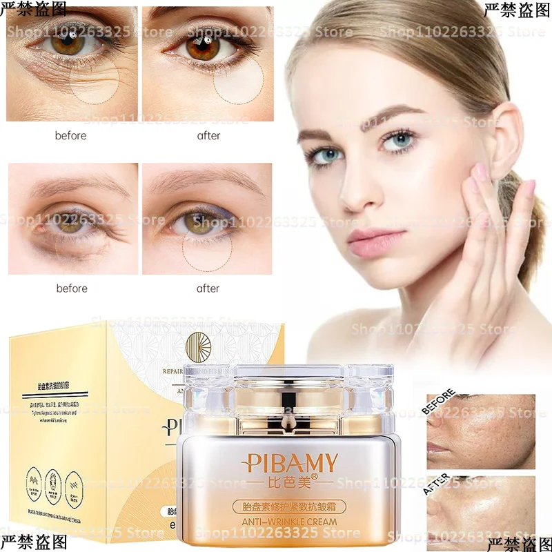 

Placenta Repair Anti-wrinkle Cream Firming Skin In Autumn and Winter Moisturizing Refreshing Anti-wrinkle Non-greasy 50g