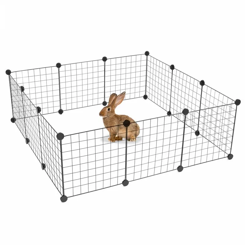 

Mount It! Foldable Pet Playpen for Small Animals
