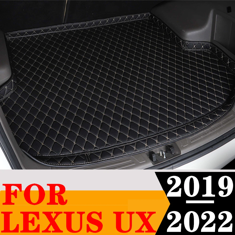 

Sinjayer Car Trunk Mat ALL Weather AUTO Tail Boot Luggage Pad Carpet High Side Cargo Liner Fit For Lexus UX Series 2019 20 21 22