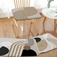 minimalist abstract line picture art sofa mat dining room table chair cushions unisex fashion anti slip buttocks pad