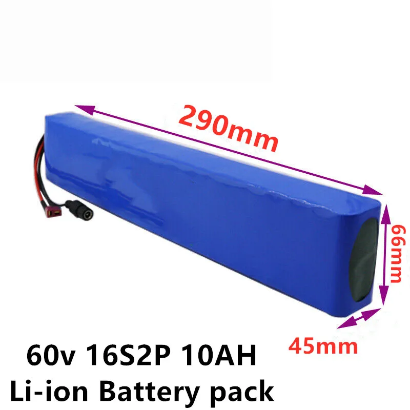 

60V 10AH 1000W Lithium ion Battery 67.2V 10000mAh electric bike battery electric wheelchair battery e motorcycle battery