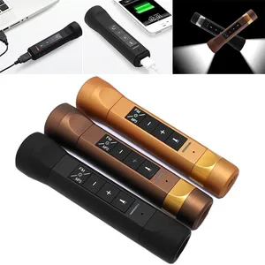 5 in 1 bicycle speaker outdoor sport power bank flashlight mp3 player bluetooth stereo subwoofer handsfree phone for bike free global shipping