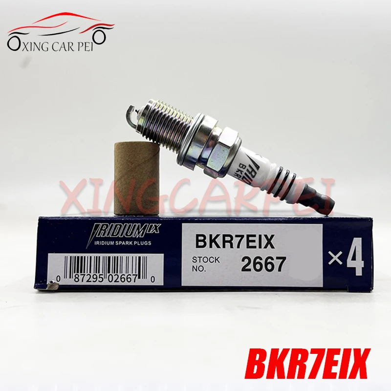 

BKR7EIX 4 шт. Иридиевая свеча зажигания IX Свеча зажигания ДЛЯ 2667 IK22 AGPR902P TP392A GSP2044 K7RTI GREAT WALL 12120031708 КП22ПЗУ