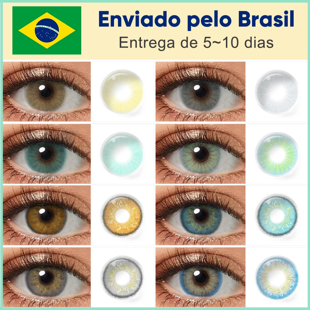 Iris Color Lens Eyes Makeup DNA Contact Lenses Beauty Cosmetic Color Contact Lenses For Eyes Iris 2pcs Yearly Colored Eye Lenses