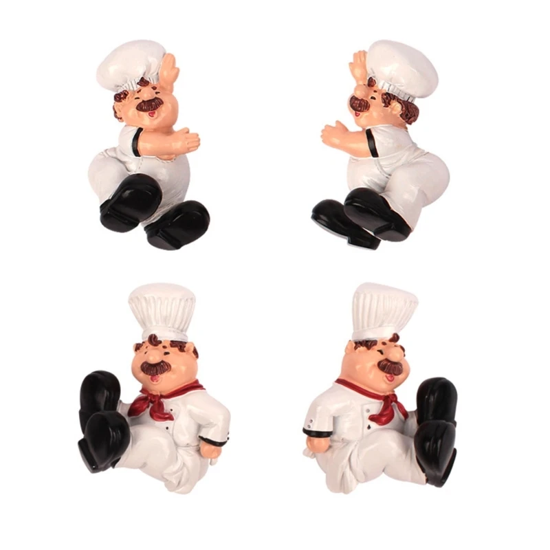 

Cute Cartoon Chef Pot Lid Holder Kitchen Cutting Board Pan Cover Utensil Holder 124E