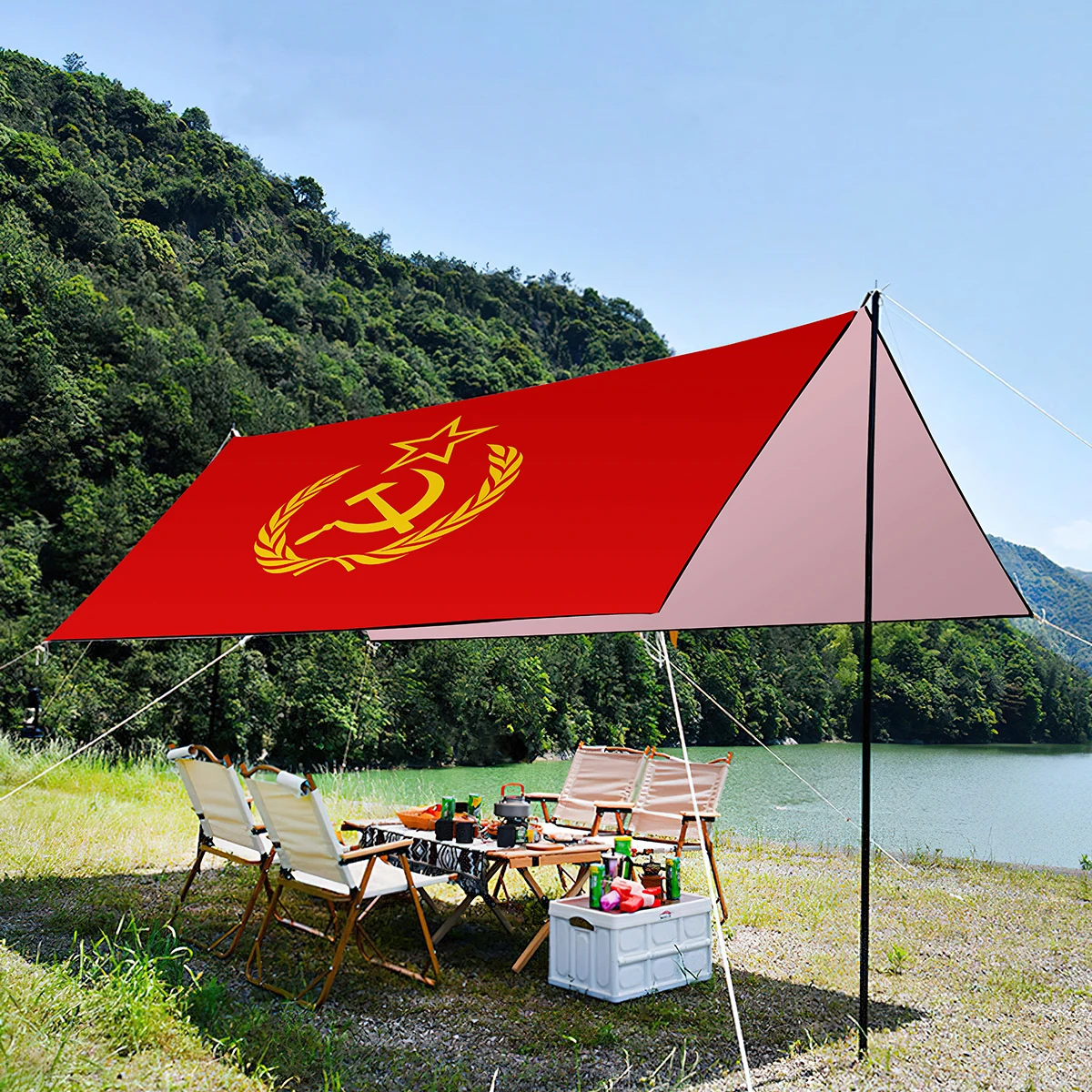 Козырек от солнца CCCP для семейного сада водонепроницаемая УФ-стойкая легкая