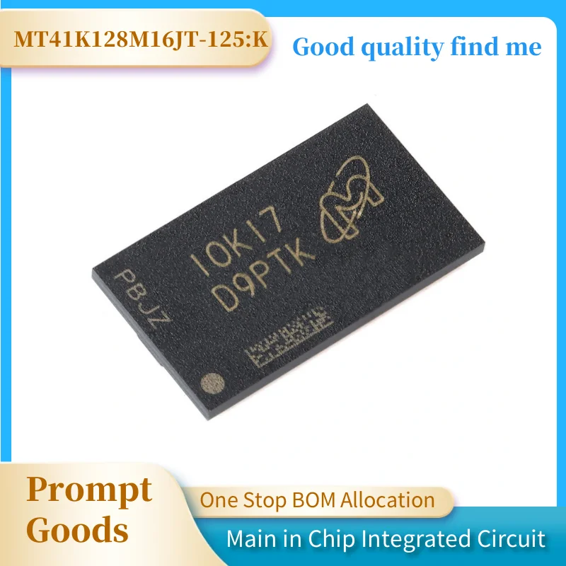 Оригинальная Подлинная лампа памяти MT41K128M16JT-125 2 Гб DDR3L SDRAMN