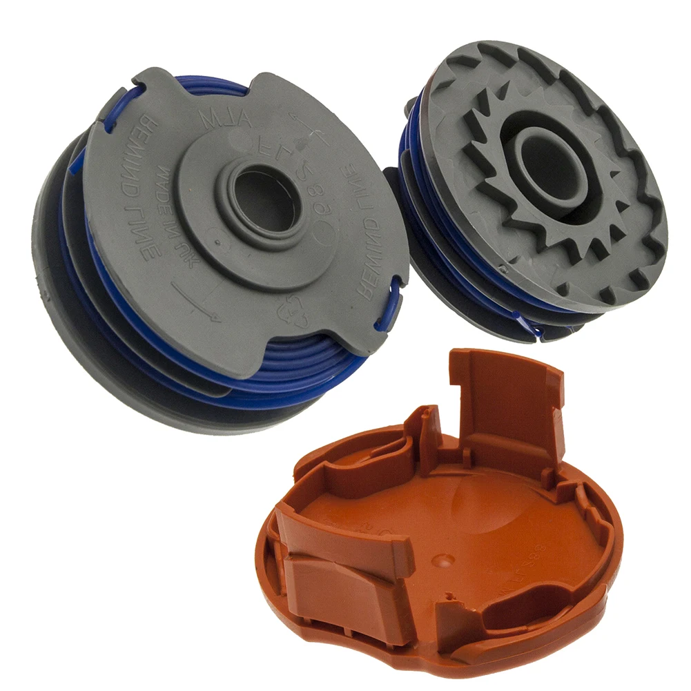 

Spool Cap Twin Line Cassette For Flymo Reavolution 2000 2300 2500 Contour Mini Trim Auto Power Twist N Edge 5128250-87/4 5912