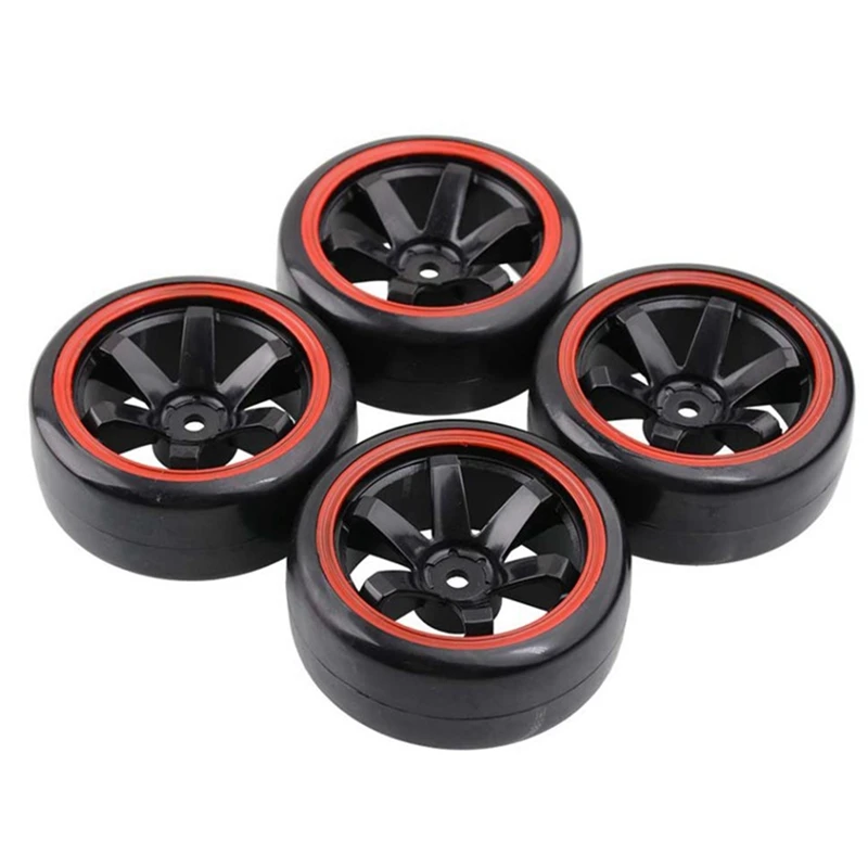 

4Pcs 1/10 12Mm Hex Tyres Wheel Rims Road Drift Racing Car For HPI HSP RC 1:10 On Road Racing Car Upgrade