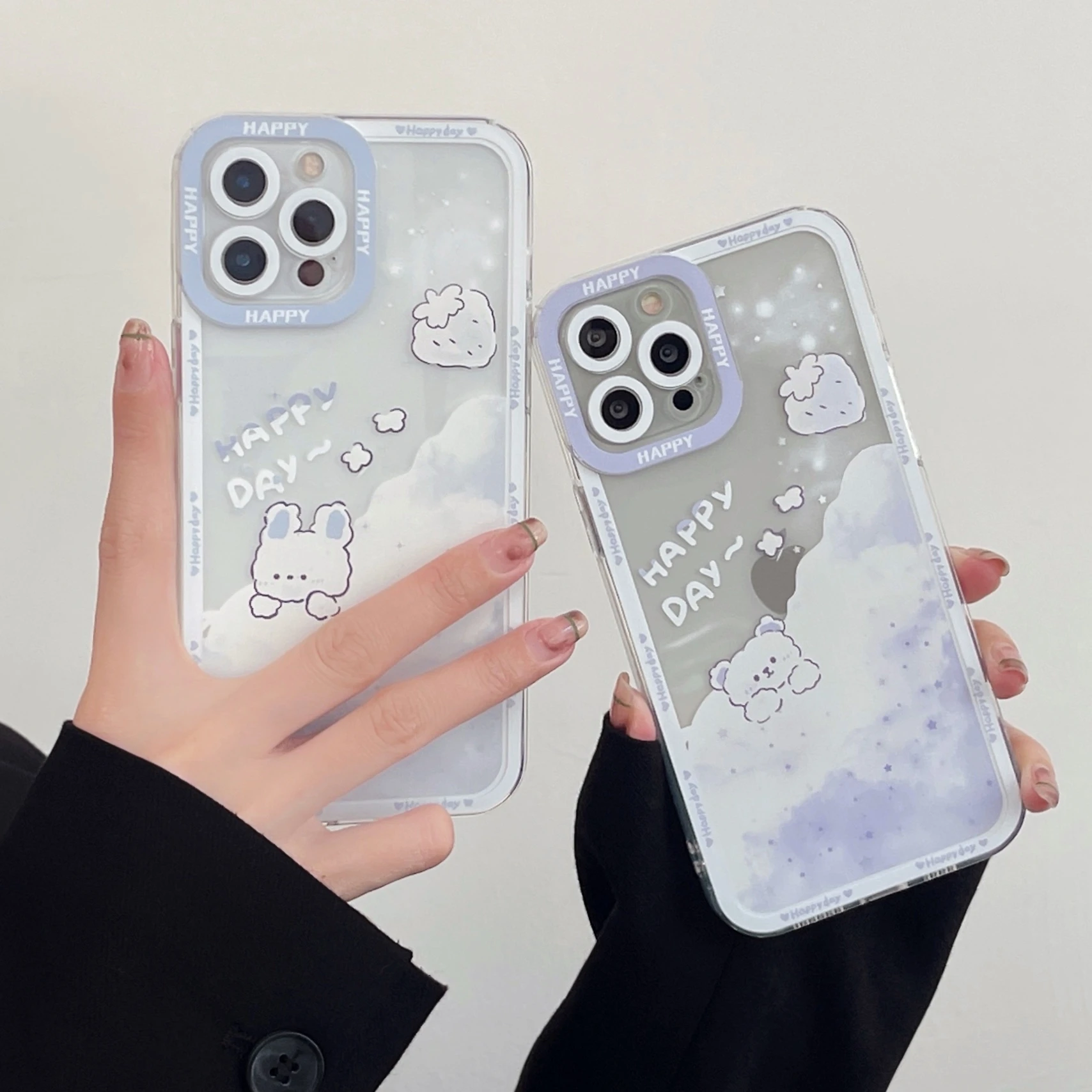 

Clouds Cute Phone Case for OPPO Realme 9 Pro Plus Realme 8 Pro 5 5i Realme C35 C31 C25S C21 C20 C15 C12 C11 C3 C2 C1 Soft Cover