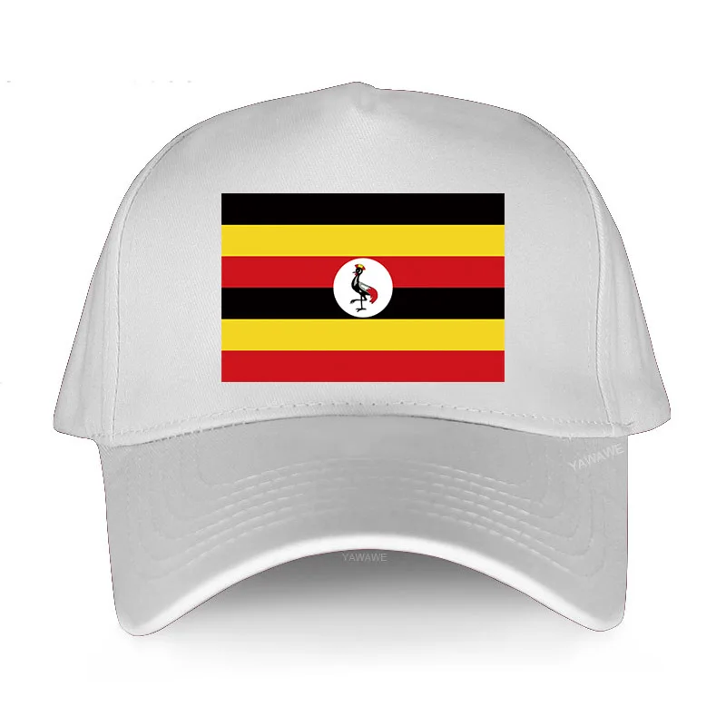 

Hot sale Caps casual short visor hat Uganda Country Flag Africa Kampala State Nation Patriotic DT men cotton luxury Baseball Cap