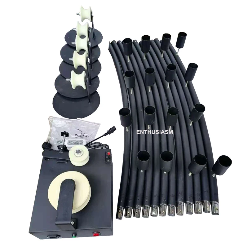 

Remote control 360 degree big circle spinning firing stage speical effect cold fireworks systems for wedding