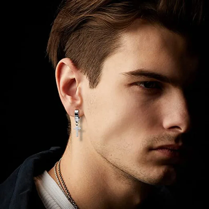 14 шт. мужские серьги-Клипсы из нержавеющей стали | Украшения и аксессуары