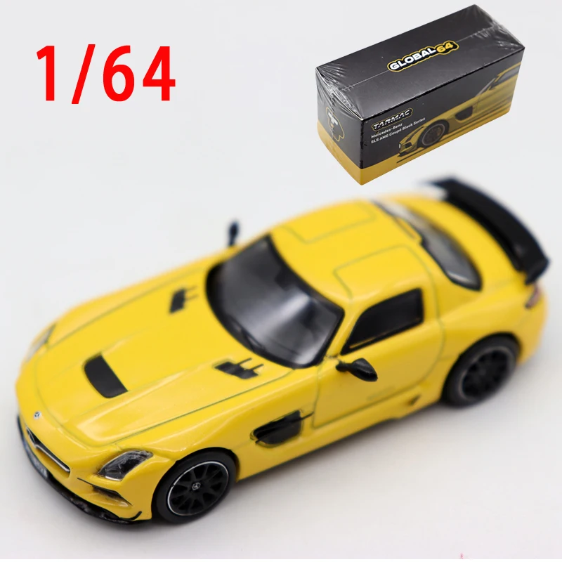 Модель литая автомобиля Mercedes Benz SLS AMG 1/64 модель из сплава спортивная машина