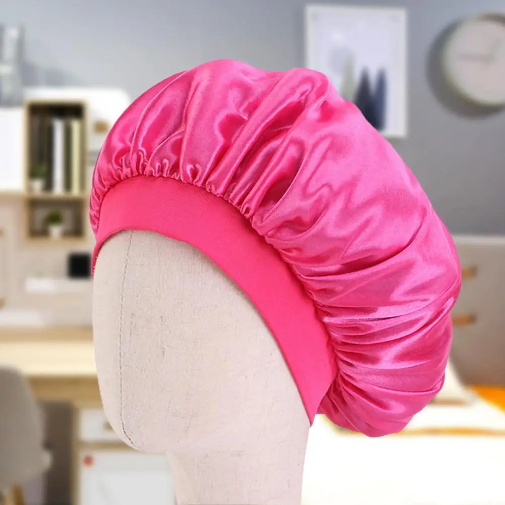 

Kids Cap Smooth Daily Accessories Warmth Kids Satin Bonnet Sleeping Cap Satin Cap for Sleep