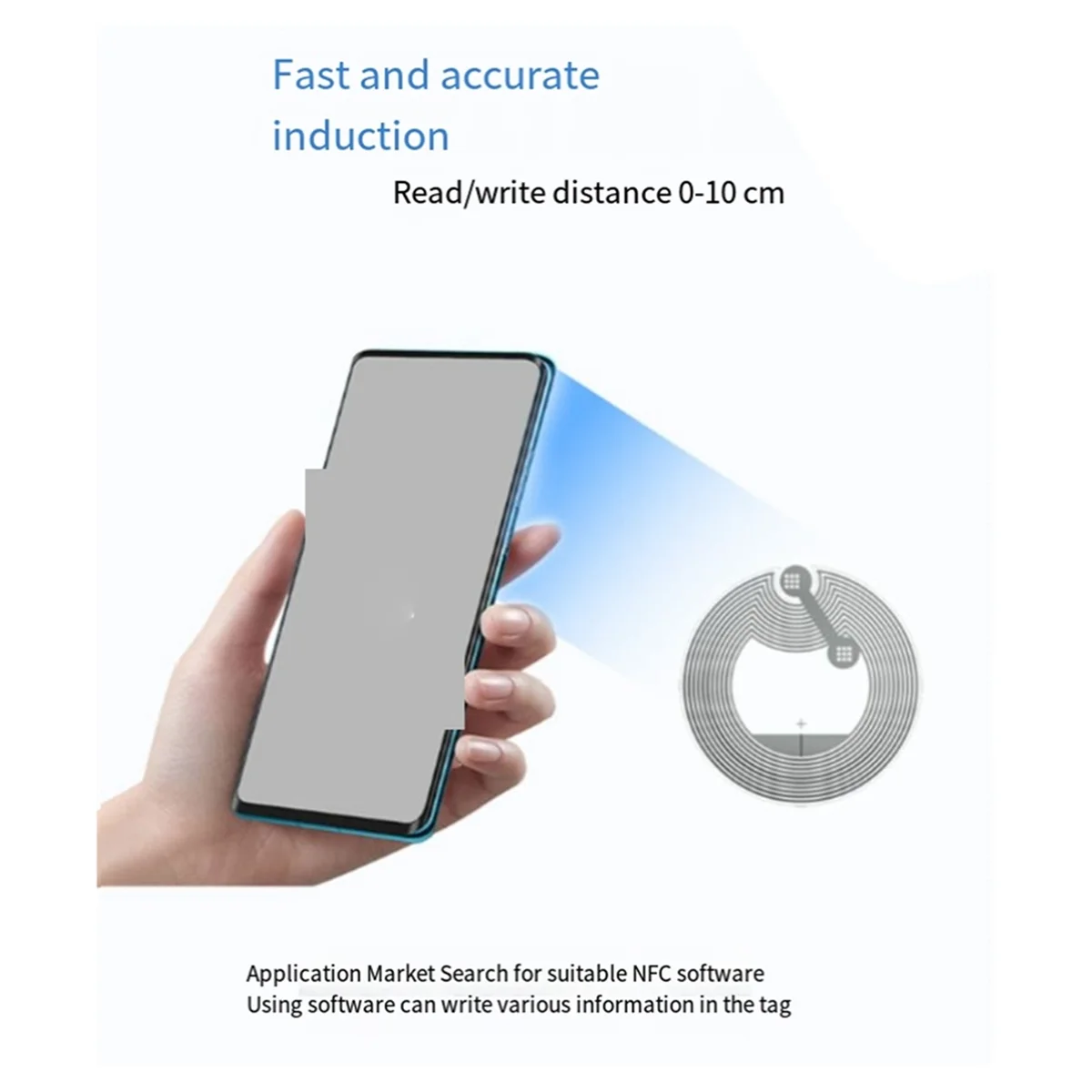 100 шт. NFC Ntag213 наклейка-этикетка 13 56 МГц ISO14443A NTAG 213 наклейка универсальная этикетка