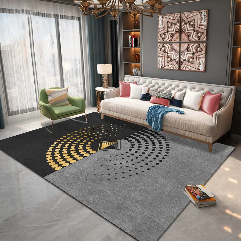 

Bedroom Decor Living Room Decoration Large Area Rug for Living Room Modern Bedroom Carpet Nordic Style Tatami Rug Illusion Rug