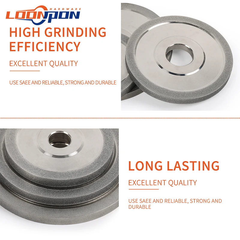 Плоский алмазный шлифовальный круг с гальваническим покрытием 78-180 мм